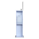 Big Vloume 5L Steel Manual Gel Sanitizerer Dispenser Stand مع لافتة
