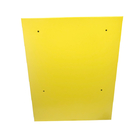خزانة حائط خارجية صفراء مزعجة ومزودة بنظام تدفئة
