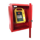 Red Alarmed AED Wall Cabinet for الرجفان دعم خدمة مخصصة