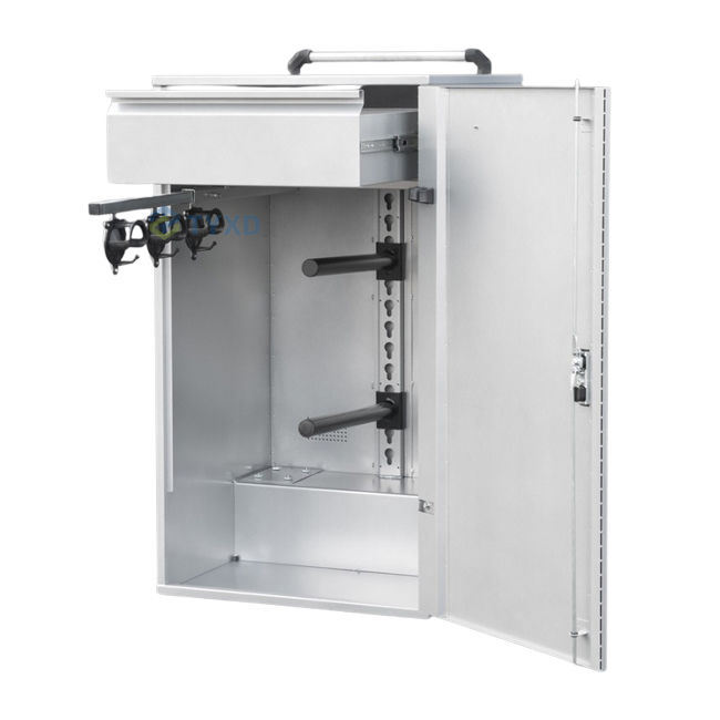 صندوق سرج الحصان المعدني، خزانة أدوات السرج، صندوق سرج صغير، رف سرج، خزانة